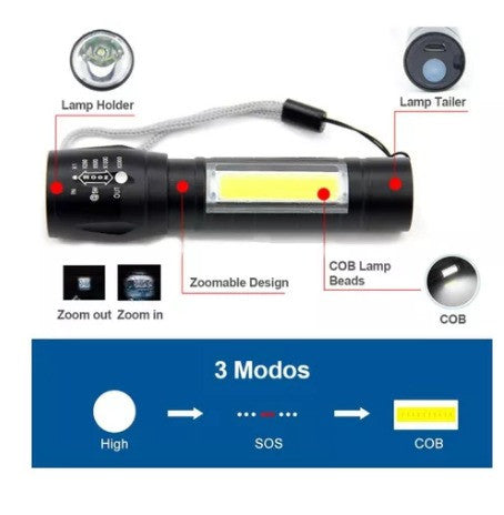 Mini Linterna Recargable
